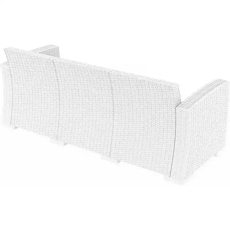 MONACO WHITE 3ΘΕΣΙΟΣ ΚΑΝΑΠΕΣ ΠΟΛ/ΝΙΟΥ 198X79X79εκ.