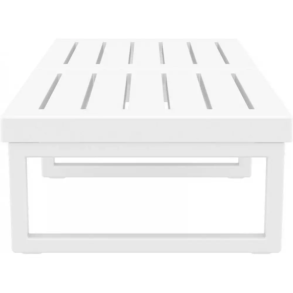 MYKONOS ΤΡΑΠΕΖΙ WHITE 130X65X33εκ. ΠΟΛ/ΝΙΟΥ