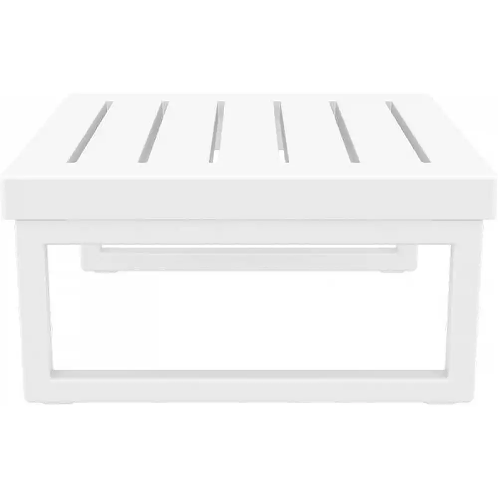 MYKONOS ΤΡΑΠΕΖΙ WHITE 65X65X33εκ. ΠΟΛ/ΝΙΟΥ