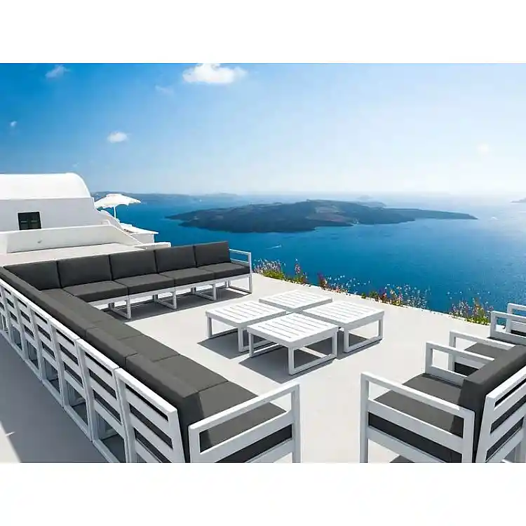 MYKONOS ΤΡΑΠΕΖΙ WHITE 65X65X33εκ. ΠΟΛ/ΝΙΟΥ