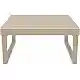 MYKONOS ΤΡΑΠΕΖΙ TAUPE 65X65X33εκ. ΠΟΛ/ΝΙΟΥ