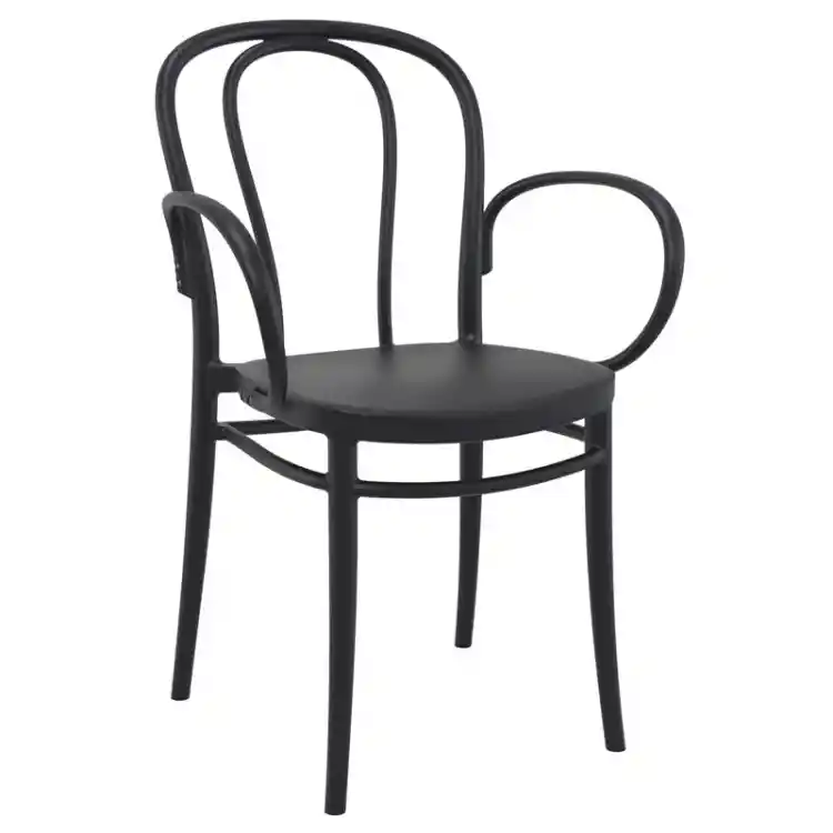 VICTOR XL BLACK(Σ14)ΠΟΛΥΘΡΟΝΑ ΠΟΛ/ΝΙΟΥ 57Χ52Χ85εκ.