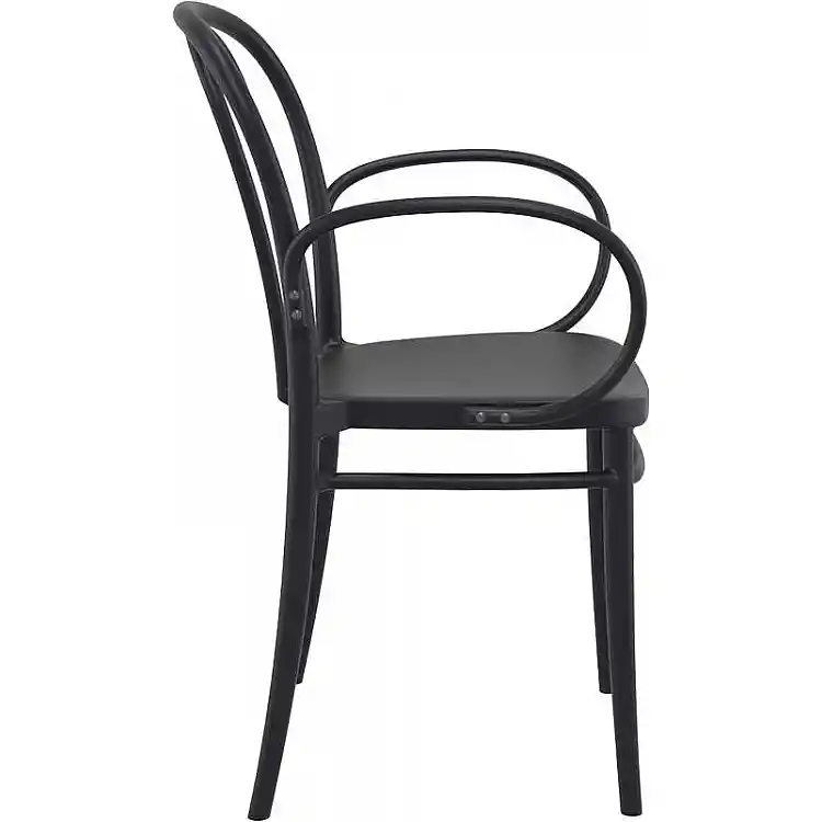 VICTOR XL BLACK(Σ14)ΠΟΛΥΘΡΟΝΑ ΠΟΛ/ΝΙΟΥ 57Χ52Χ85εκ.