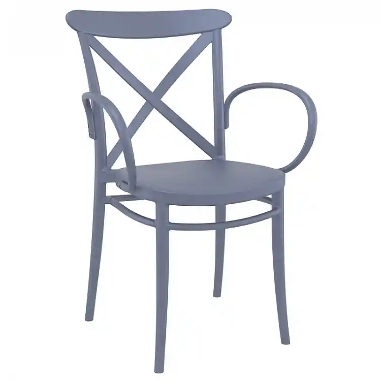 CROSS XL DARK GREY ΠΟΛΥΘΡΟΝΑ ΠΟΛ/ΝΙΟΥ 57Χ51Χ87εκ.