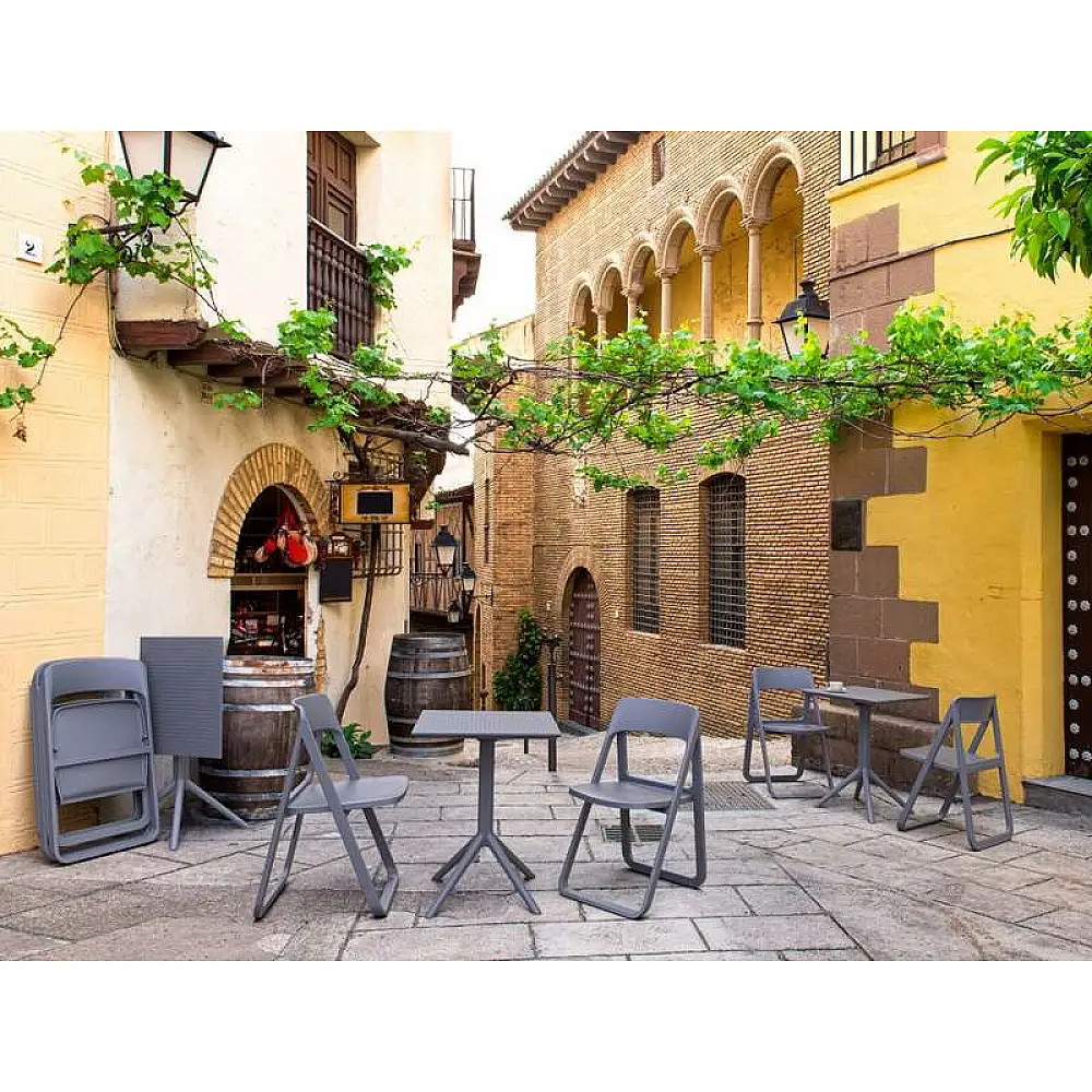 DREAM DARK GREY ΠΤΥΣ/ΝΗ ΚΑΡΕΚΛΑ ΠΟΛ/ΝΙΟΥ 48Χ52Χ82εκ.