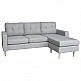 LIANA S GREY ΥΦΑΣΜΑ ΓΩΝΙΑ 185Χ126εκ. LIANA S GREY ΥΦΑΣΜΑ ΓΩΝΙΑ 185Χ126εκ.
