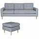LIANA S GREY ΥΦΑΣΜΑ ΓΩΝΙΑ 185Χ126εκ. LIANA S GREY ΥΦΑΣΜΑ ΓΩΝΙΑ 185Χ126εκ.
