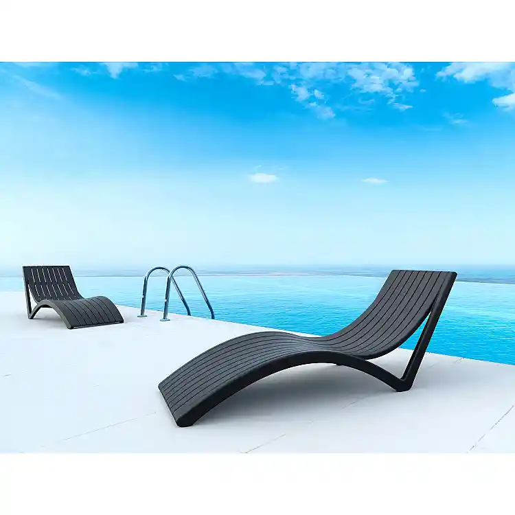 SLIM ΞΑΠΛΩΣΤΡΑ BLACK ΠΟΛ/ΝΙΟΥ 180X72X70εκ.