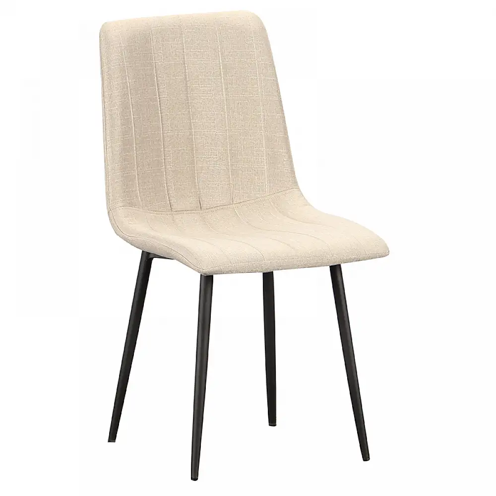 DORA BEIGE ΥΦΑΣΜΑ(Σ4)ΚΑΡΕΚΛΑ ΜΕΤΑΛΛΙΚΗ 45X53X86εκ.