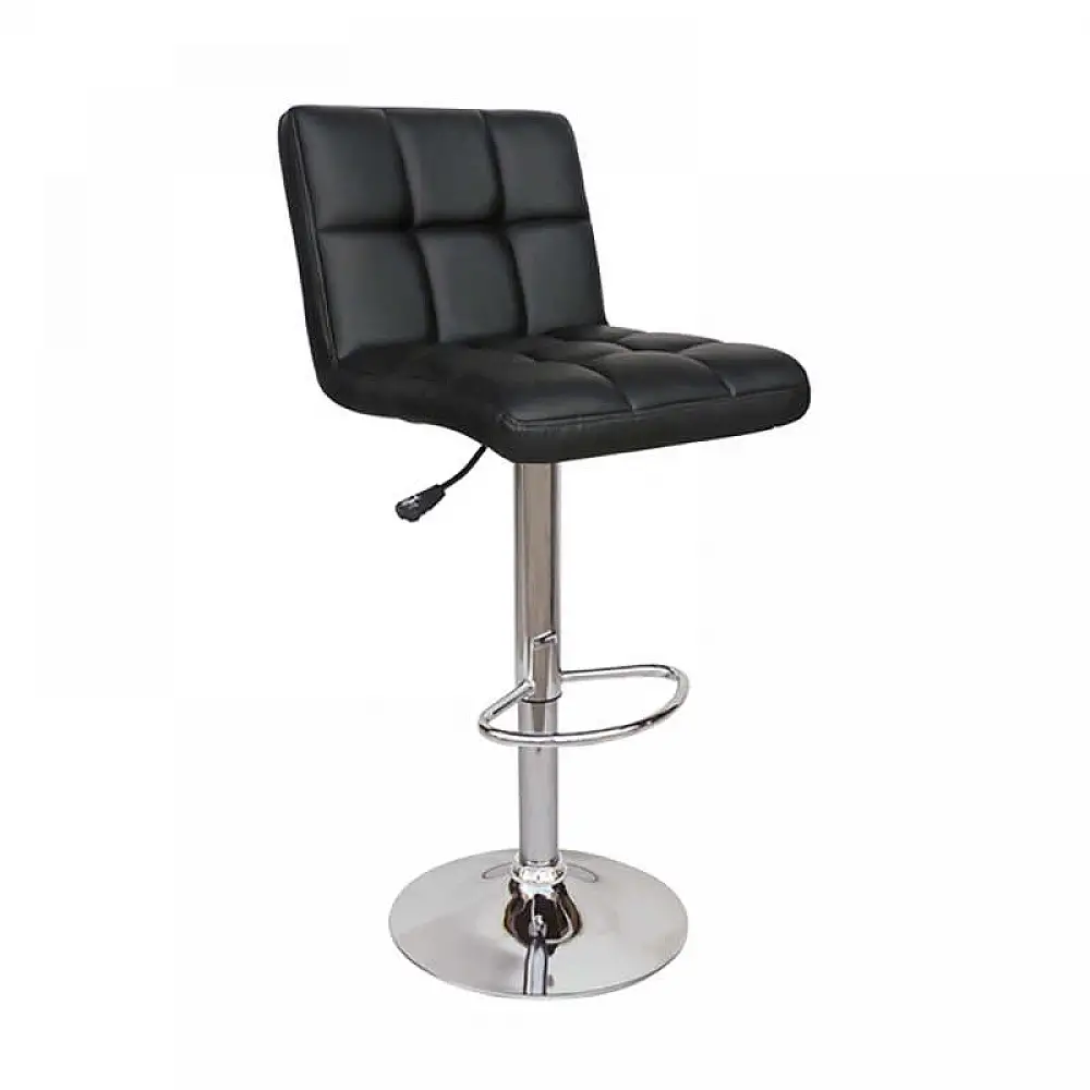 Σκαμπό Μπάρ 2τμχ Bar40 Μαύρο Pu 43x52x113εκ.