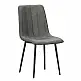 Καρέκλα Τραπεζαρίας Μεταλλική 4τμχ Dora Grey Ύφασμα 45x53x86εκ.