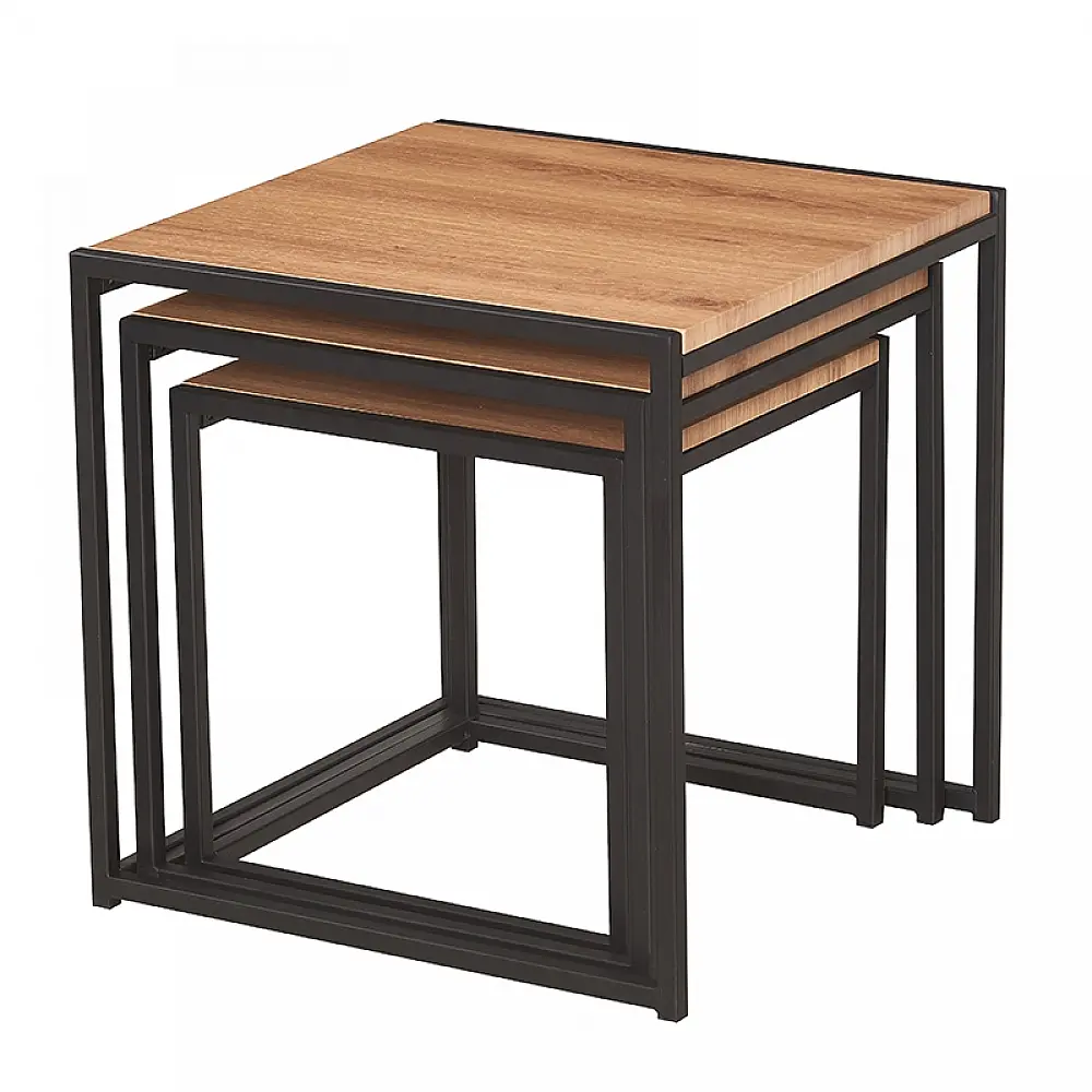 ALBA SET 3 ΤΜΧ ΤΡΑΠΕΖΑΚΙΑ OAK GRAIN ALBA SET 3 ΤΜΧ ΤΡΑΠΕΖΑΚΙΑ OAK GRAIN