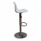 Σκαμπό Μπάρ 2τμχ Bar92 White Pu/Pp 37x33x102εκ.