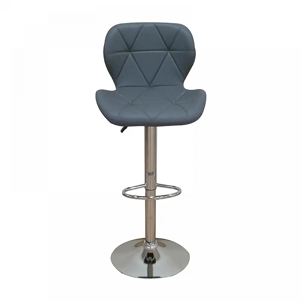 BAR91 GREY PU(Σ2)ΣKAMΠO ΜΕ ΑΜΟΡΤΙΣΕΡ 48X49X109εκ.