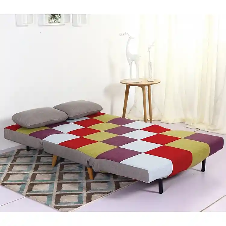 SARA PATCHWORK ΥΦΑΣΜΑ ΚΑΝΑΠΕΣ/ΚΡΕΒΑΤΙ 120Χ89Χ87εκ.