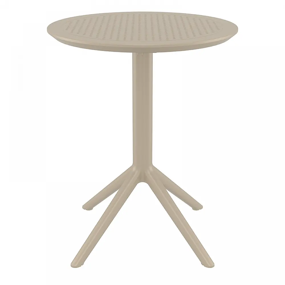 SKY TAUPE Φ60X74εκ. ΤΡΑΠΕΖΙ ΠΤΥΣ/ΝΟ ΠΟΛ/ΝΙΟΥ