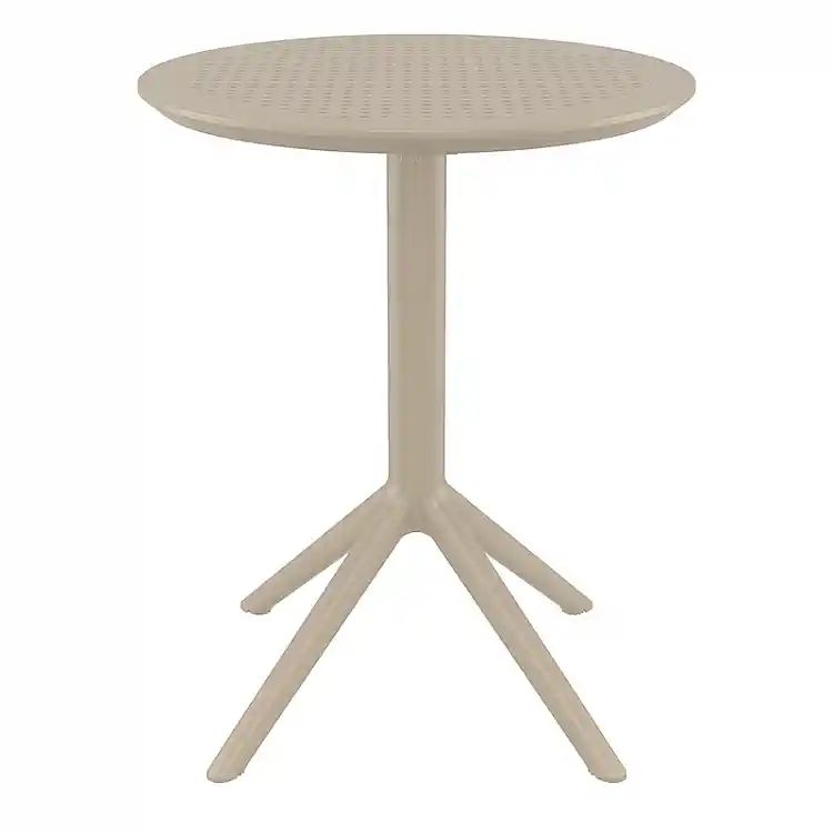 SKY TAUPE Φ60X74εκ. ΤΡΑΠΕΖΙ ΠΤΥΣ/ΝΟ ΠΟΛ/ΝΙΟΥ