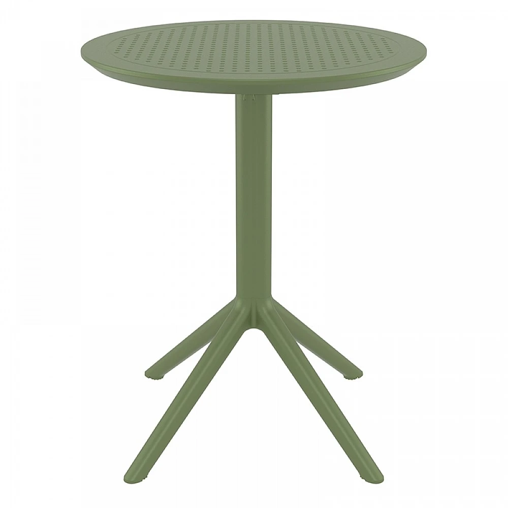 SKY OLIVE GREEN Φ60X74εκ. ΤΡΑΠΕΖΙ ΠΤΥΣ/ΝΟ ΠΟΛ/ΝΙΟΥ