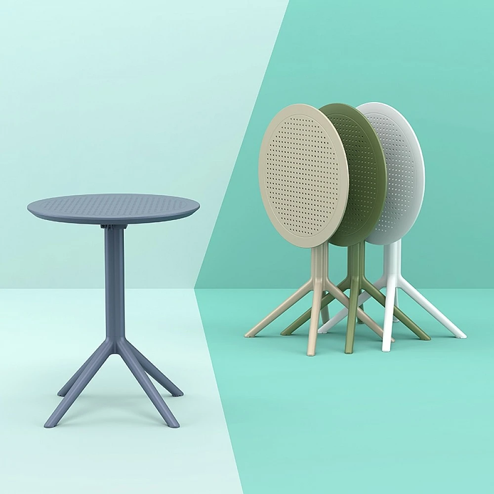 SKY OLIVE GREEN Φ60X74εκ. ΤΡΑΠΕΖΙ ΠΤΥΣ/ΝΟ ΠΟΛ/ΝΙΟΥ SKY OLIVE GREEN Φ60X74εκ. ΤΡΑΠΕΖΙ ΠΤΥΣ/ΝΟ ΠΟΛ/ΝΙΟΥ