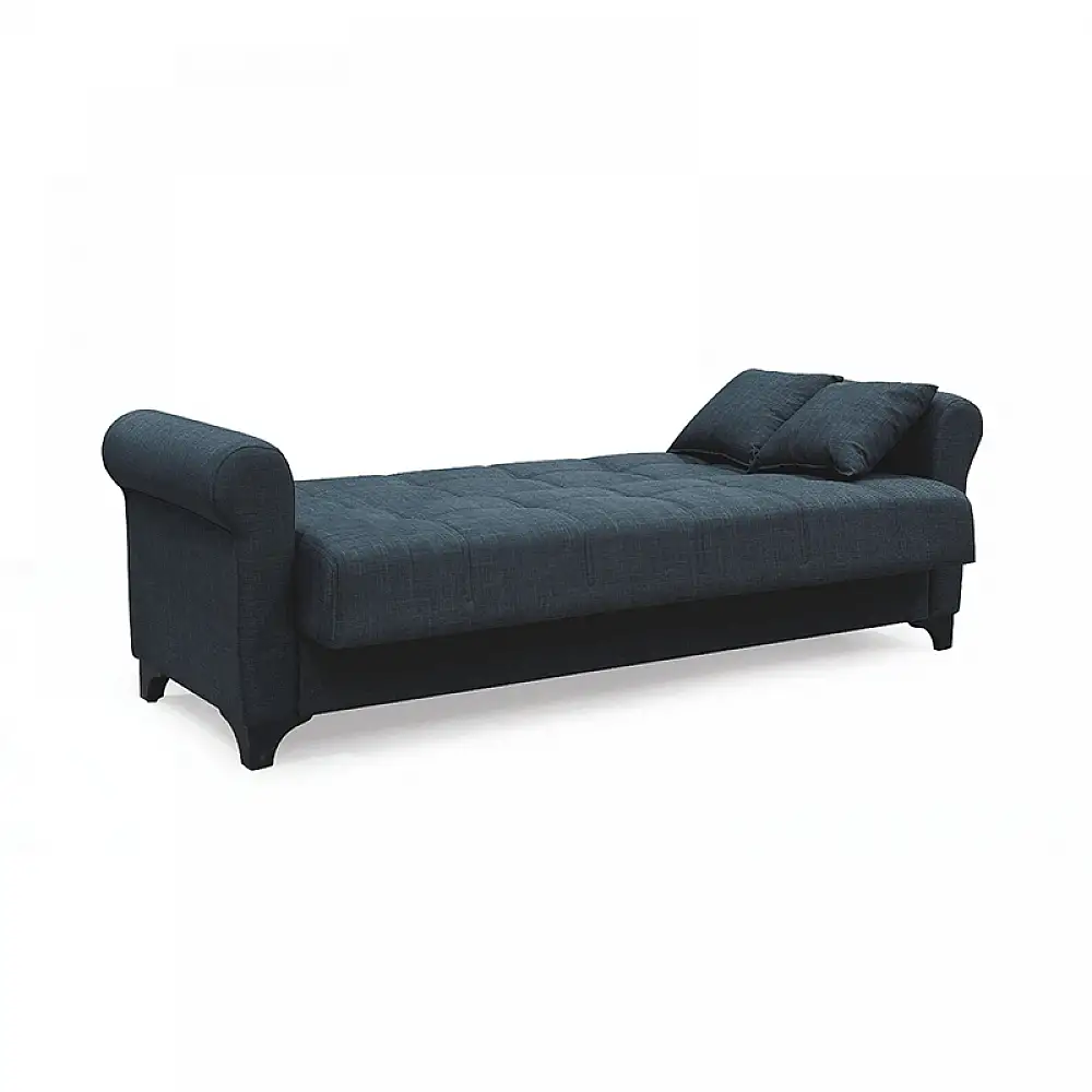 AZUR GREY ΥΦΑΣΜΑ 3ΘΕΣΙΟΣ ΚΑΝΑΠΕΣ/ΚΡΕΒΑΤΙ ΜΕ ΑΠΟΘ.ΧΩΡΟ 210X80X75εκ.