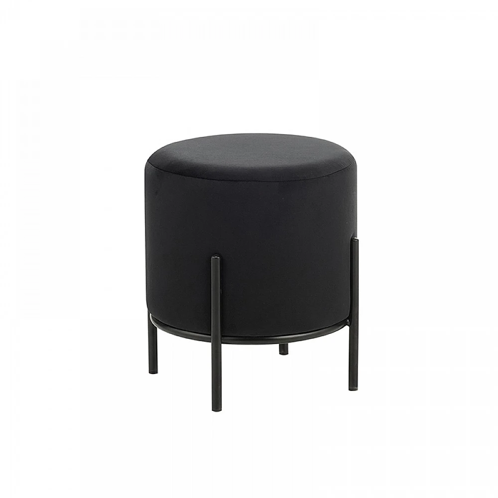 BELLA/R ΣΚΑΜΠΟ BLACK VELVET ΥΦΑΣΜΑ Φ.35Χ38εκ.