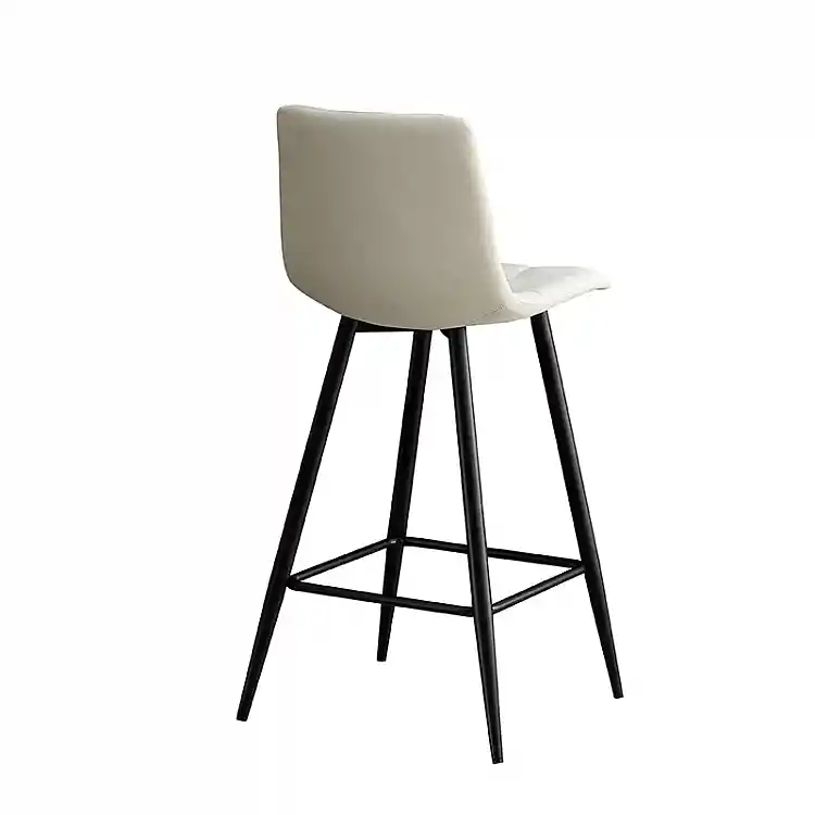 NORA OFF WHITE ΥΦΑΣΜΑ(Σ4)72εκ. ΣΚΑΜΠΟ ΜΕΤΑΛΛΙΚΟ 47X49X72-104εκ.