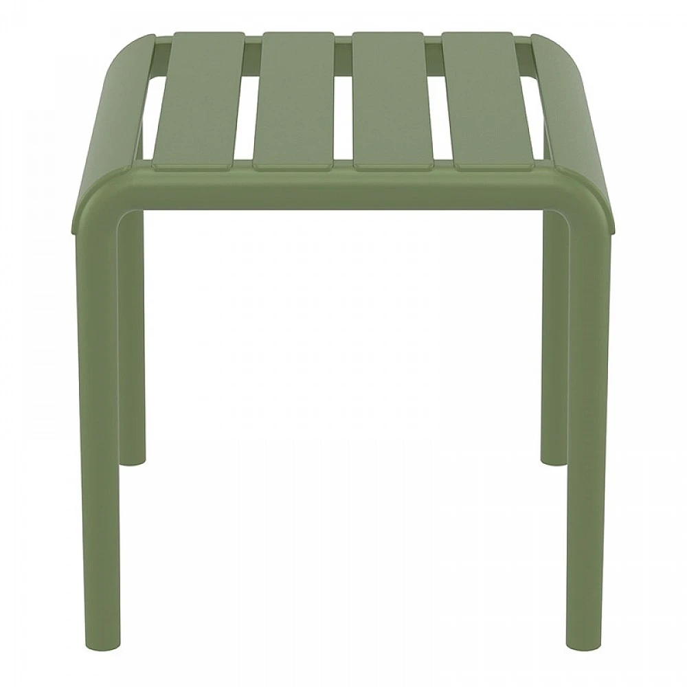 PARIS OLIVE GREEN ΤΡΑΠΕΖΙ 42X41X40εκ. ΠΟΛ/ΝΙΟΥ