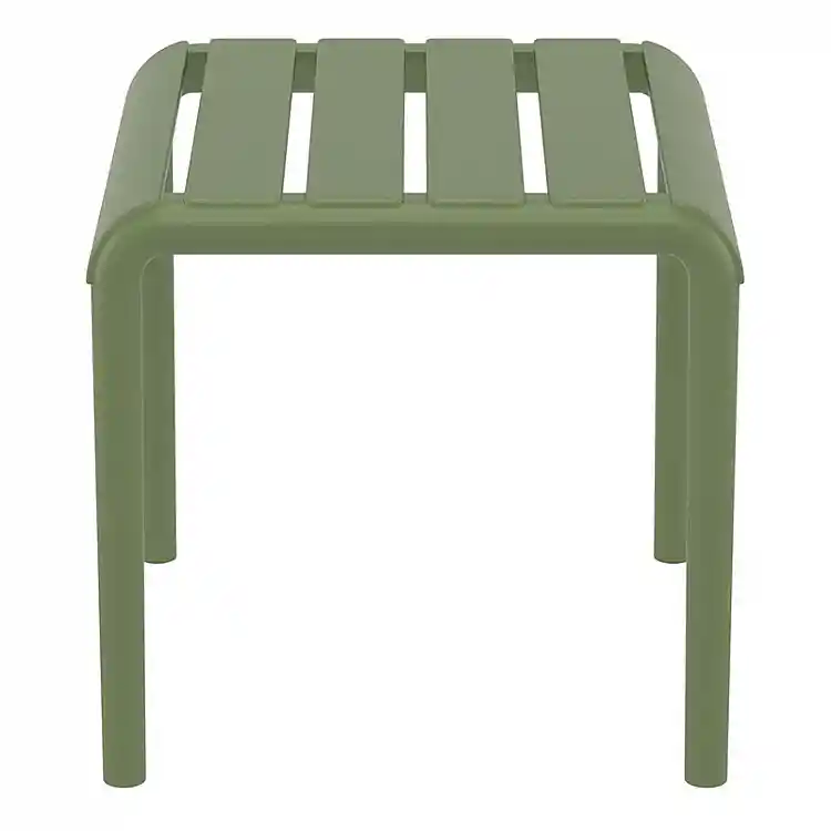 PARIS OLIVE GREEN ΤΡΑΠΕΖΙ 42X41X40εκ. ΠΟΛ/ΝΙΟΥ