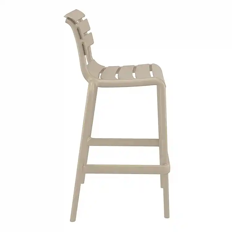 HELEN 75εκ. ΣΚΑΜΠΟ TAUPE ΠΟΛ/ΝΙΟΥ 53X55X105εκ.