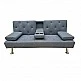REST GREY ΥΦΑΣΜΑ ΚΑΝΑΠΕΣ-ΚΡΕΒΑΤΙ 168X88εκ. REST GREY ΥΦΑΣΜΑ ΚΑΝΑΠΕΣ-ΚΡΕΒΑΤΙ 168X88εκ.