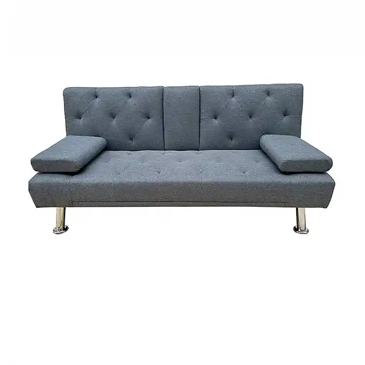 REST GREY ΥΦΑΣΜΑ ΚΑΝΑΠΕΣ-ΚΡΕΒΑΤΙ 168X88X79εκ.