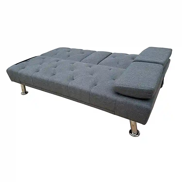 REST GREY ΥΦΑΣΜΑ ΚΑΝΑΠΕΣ-ΚΡΕΒΑΤΙ 168X88X79εκ.