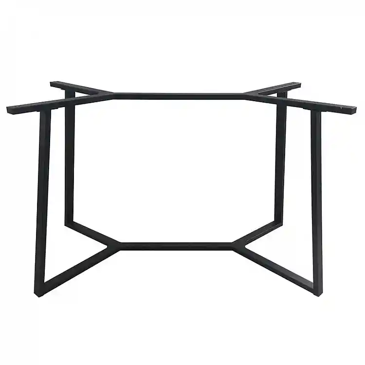 BISTRO 110X60X72εκ. ΜΑΚΡ/ΝΗ ΒΑΣΗ ΜΕΤΑΛΛΙΚΗ ΜΕ ΡΕΓ/ΡΟΥΣ ΜΑΥΡΗ