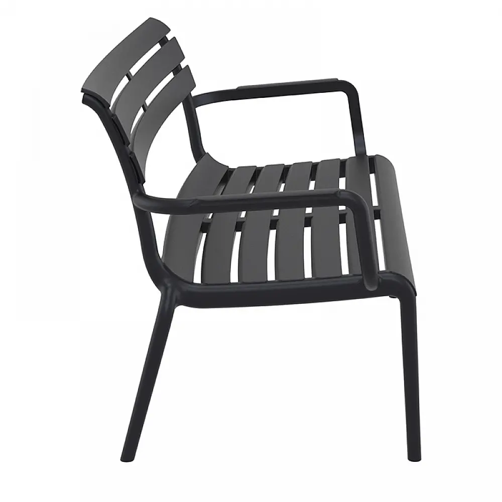 PARIS ΚΑΝΑΠΕΣ BLACK 116X70X75εκ. ΠΟΛ/ΝΙΟΥ PARIS ΚΑΝΑΠΕΣ BLACK 116X70X75εκ. ΠΟΛ/ΝΙΟΥ