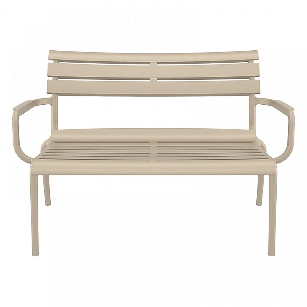 PARIS ΚΑΝΑΠΕΣ TAUPE 116X70X75εκ. ΠΟΛ/ΝΙΟΥ