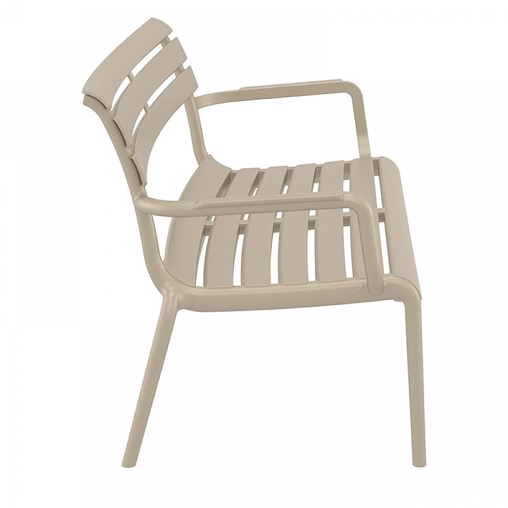 PARIS ΚΑΝΑΠΕΣ TAUPE 116X70X75εκ. ΠΟΛ/ΝΙΟΥ PARIS ΚΑΝΑΠΕΣ TAUPE 116X70X75εκ. ΠΟΛ/ΝΙΟΥ