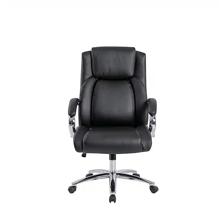 A5200 ΜΑΥΡO PU ΠΟΛΥΘΡΟΝΑ ΓΡΑΦΕΙΟΥ 69X75X47-116/57-125εκ.