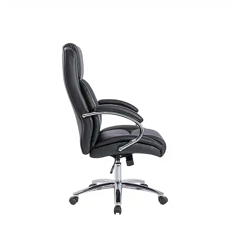 A5200 ΜΑΥΡO PU ΠΟΛΥΘΡΟΝΑ ΓΡΑΦΕΙΟΥ 69X75X47-116/57-125εκ.