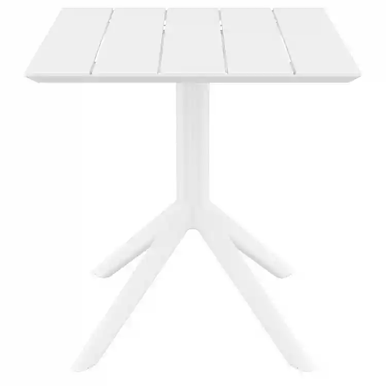 PARIS WHITE 70X70X74εκ. ΤΡΑΠΕΖΙ ΠΟΛ/ΝΙΟΥ