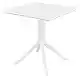 PARIS WHITE 70X70X74εκ. ΤΡΑΠΕΖΙ ΠΟΛ/ΝΙΟΥ
