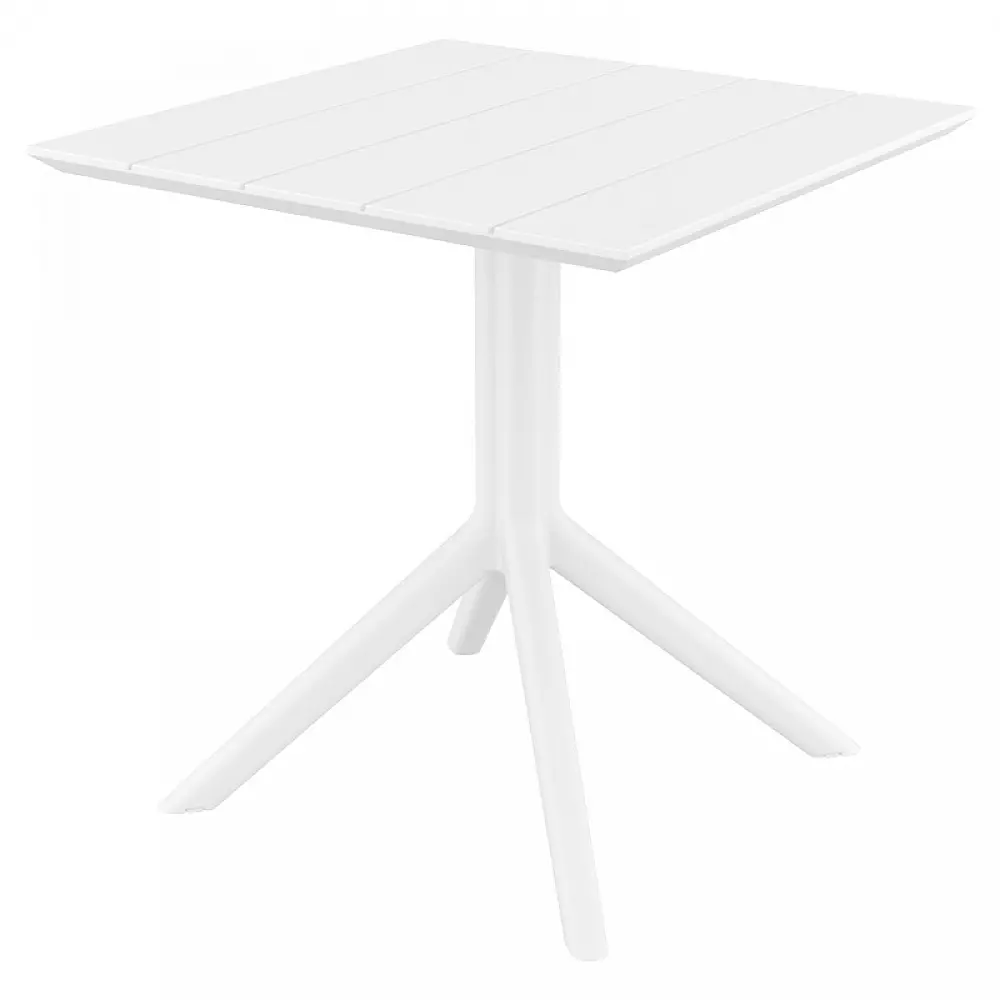 PARIS WHITE 80X80X74εκ. ΤΡΑΠΕΖΙ ΠΟΛ/ΝΙΟΥ PARIS WHITE 80X80X74εκ. ΤΡΑΠΕΖΙ ΠΟΛ/ΝΙΟΥ