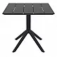 PARIS BLACK 80X80X74εκ. ΤΡΑΠΕΖΙ ΠΟΛ/ΝΙΟΥ PARIS BLACK 80X80X74εκ. ΤΡΑΠΕΖΙ ΠΟΛ/ΝΙΟΥ