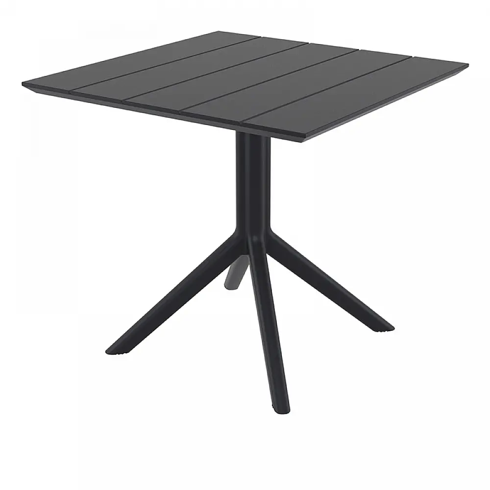PARIS BLACK 80X80X74εκ. ΤΡΑΠΕΖΙ ΠΟΛ/ΝΙΟΥ PARIS BLACK 80X80X74εκ. ΤΡΑΠΕΖΙ ΠΟΛ/ΝΙΟΥ