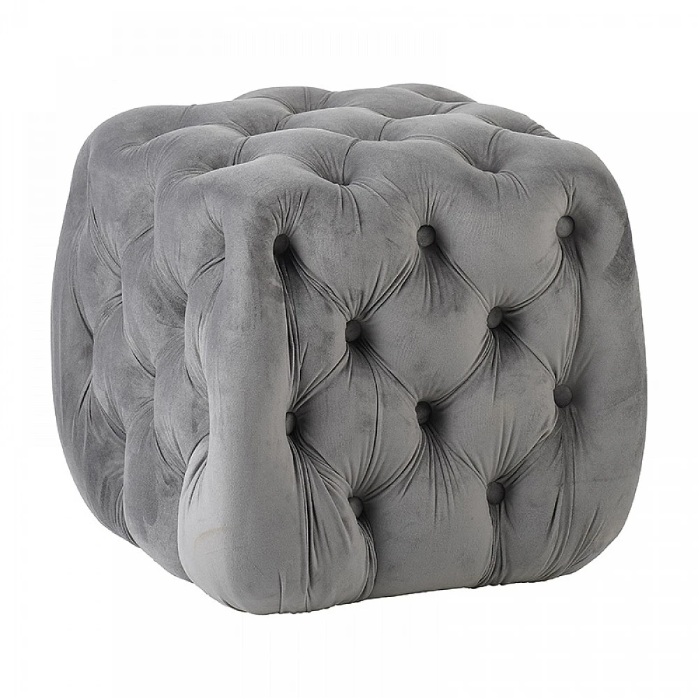 ASTRA ΣΚΑΜΠΟ GREY VELVET ΥΦΑΣΜΑ 45X45Χ45εκ. ASTRA ΣΚΑΜΠΟ GREY VELVET ΥΦΑΣΜΑ 45X45Χ45εκ.