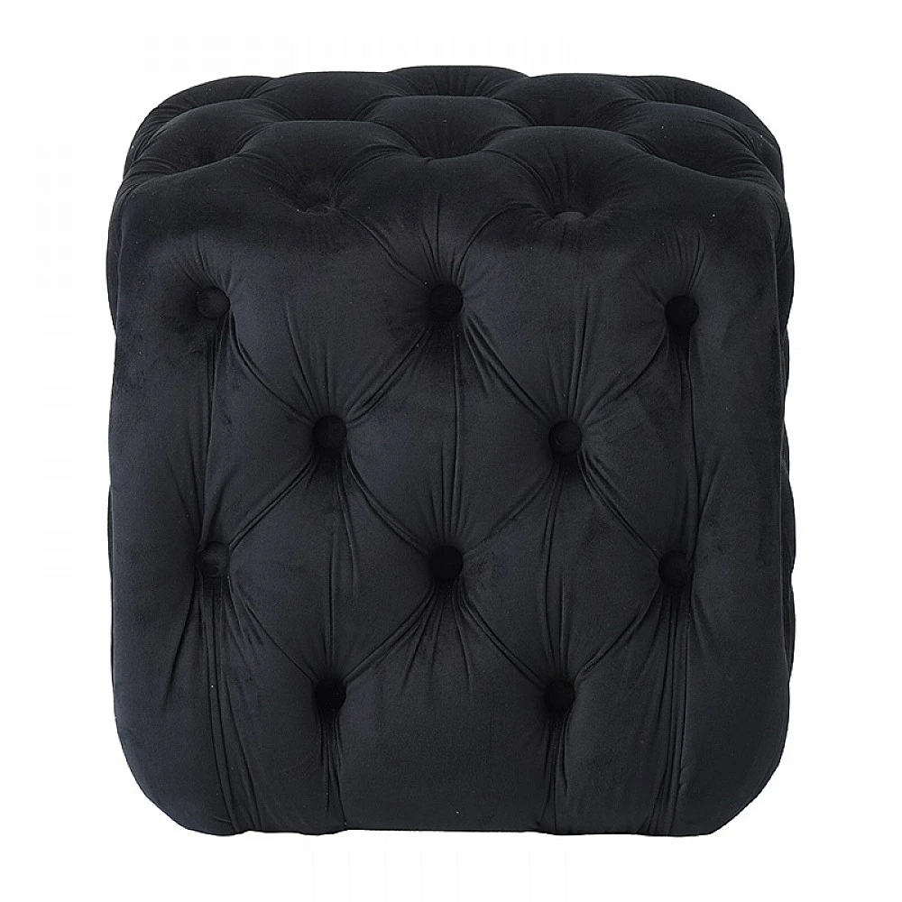 ASTRA ΣΚΑΜΠΟ BLACK VELVET ΥΦΑΣΜΑ 45X45Χ45εκ. ASTRA ΣΚΑΜΠΟ BLACK VELVET ΥΦΑΣΜΑ 45X45Χ45εκ.