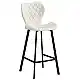 MARTIN OFF WHITE ΥΦΑΣΜΑ(Σ2)73εκ.ΣΚΑΜΠΟ ΜΕΤΑΛΛΙΚΟ 45X49X73-106εκ.