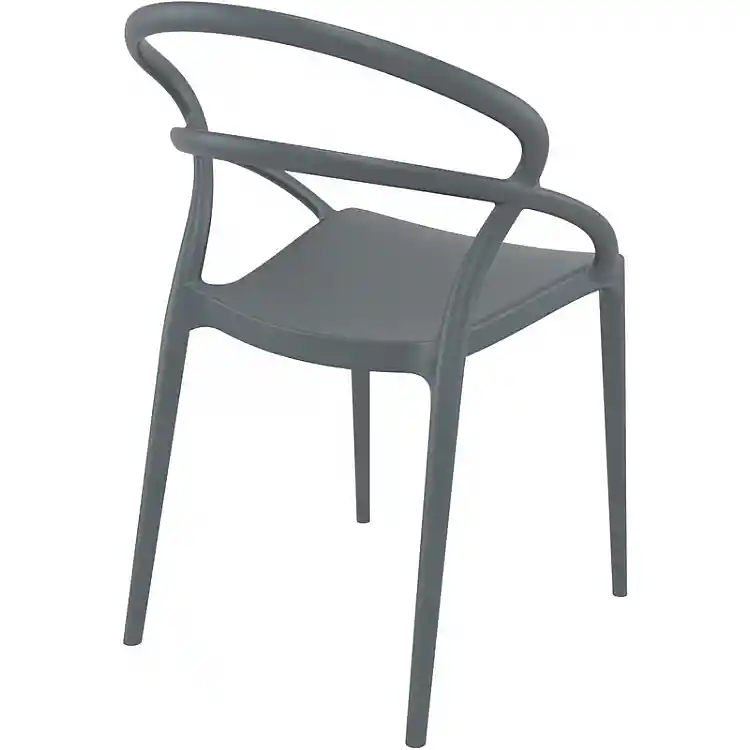 PIA DARK GREY ΚΑΡΕΚΛΑ ΠΟΛ/ΝΙΟΥ 54Χ56Χ82εκ.