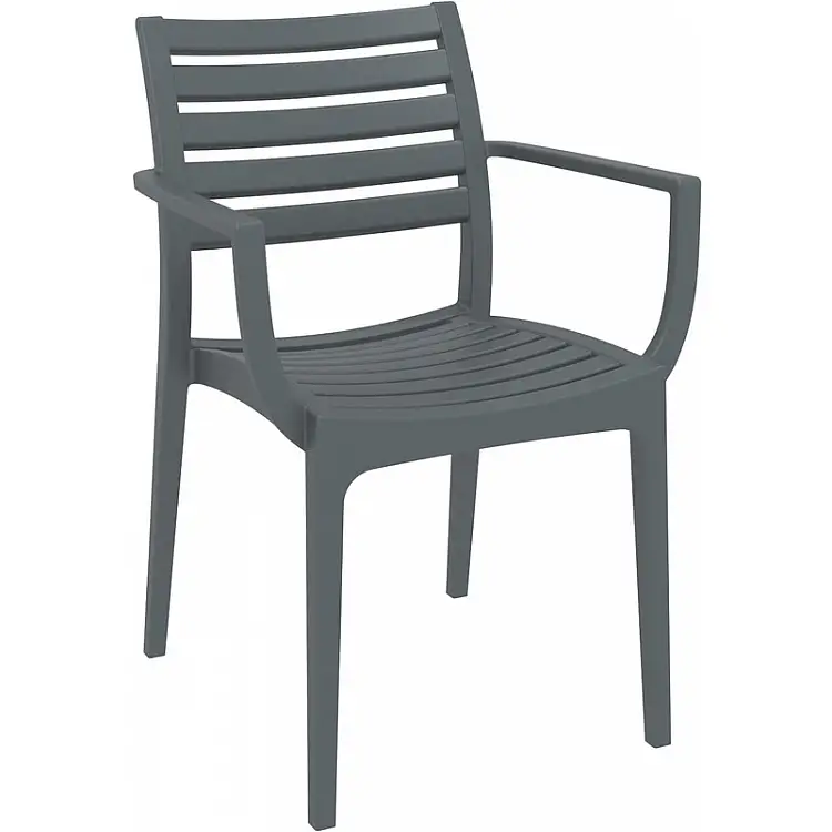ARTEMIS DARK GREY ΠΟΛΥΘΡΟΝΑ ΠΟΛ/ΝΙΟΥ 58X58X83.5εκ.