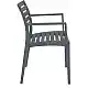 ARTEMIS DARK GREY ΠΟΛΥΘΡΟΝΑ ΠΟΛ/ΝΙΟΥ 58X58X83.5εκ.