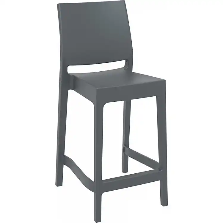 MAYA 65εκ. ΣΚΑΜΠΟ DARK GREY ΠΟΛ/ΝΙΟΥ 44Χ50Χ98εκ.